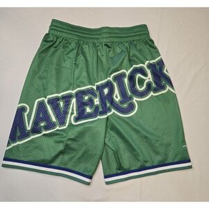 Mitchell & Ness Dallas Mavericks Hardwood Classics Big Face 2.0 Shorts Youth Med